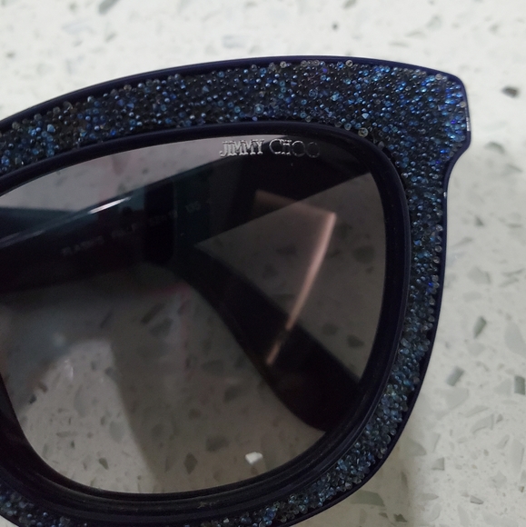 Authentic Rare Jimmy Choo Glitter Sunglasses